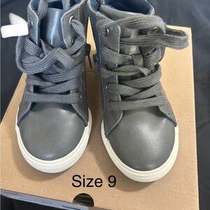 Cat & Jack Charcoal High-Top Sneakers
